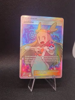Pokemon Jasmine Team Up Trainer Full Art Ultra Rare Holo Card 177/181 - Image 2