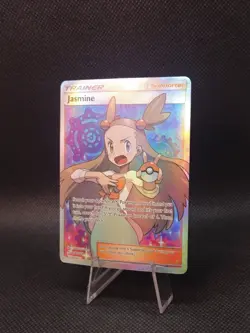 Pokemon Jasmine Team Up Trainer Full Art Ultra Rare Holo Card 177/181 - Image 3