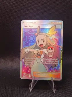 Pokemon Jasmine Team Up Trainer Full Art Ultra Rare Holo Card 177/181 - Image 4