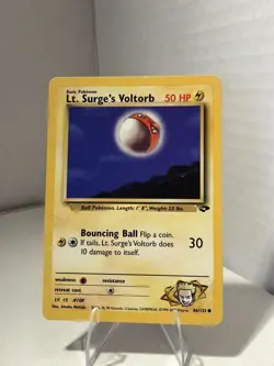 WotC Lt. Surge's Voltorb 86/132 Gym Heroes Regular Common Unlimited 50 HP - Image 1