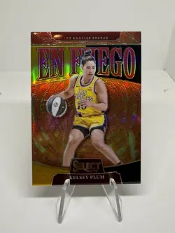 ​2025 Panini Select WNBA Kelsey Plum En Fuego Black Gold Prizm 3/5 #12 - Image 1