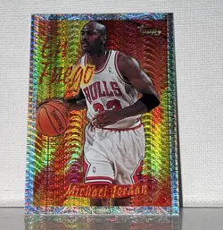 1996-97 Topps - Season's Best En Fuego Michael Jordan Chicago Bulls - Image 1
