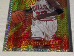 1996-97 Topps - Season's Best En Fuego Michael Jordan Chicago Bulls - Image 2