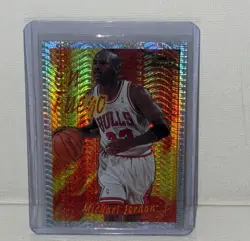 1996-97 Topps - Season's Best En Fuego Michael Jordan Chicago Bulls - Image 5