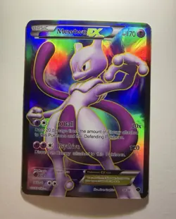 Pokemon TCG Mewtwo EX 98/99 XY Psychic EX Holo Basic 170HP EN 2016 STD - Image 1