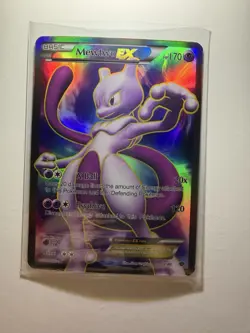 Pokemon TCG Mewtwo EX 98/99 XY Psychic EX Holo Basic 170HP EN 2016 STD - Image 3