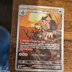 The Pokemon Company Mandibuzz 145/086 Sv: White Flare Holo EN 2025 110 HP - Image 1