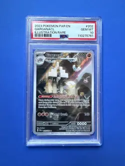 PSA 10 Garganacl Pokemon Paradox Rift 202/182 Illustration Rare Holofoil EN - Image 1