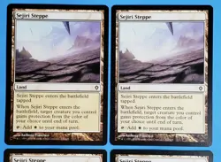 4x Sejiri Steppe Worldwake 2010 Mtg Magic White Plains Mana Land Card 142 - Image 2
