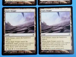4x Sejiri Steppe Worldwake 2010 Mtg Magic White Plains Mana Land Card 142 - Image 3
