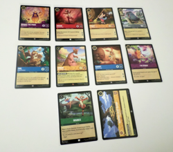 Disney Lorcana Theme Lot - Winnie The Pooh Theme Lot of 10 Cards Pooh, Tigger - Image 1