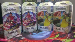 LOR Lorcana: Fabled Starter Decks [Set of 4] Emerald & Ruby Amber & Sapphire - Image 1