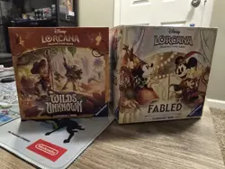 2x Disney Lorcana Fabled N Wilds Unknown Illumineer's Trove Boxes (NEW & SEALED) - Image 2