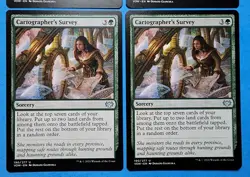 4x Cartographer's Survey Innistrad Crimson Vow 2021 Mtg Card Sorcery Forest 190 - Image 3