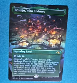 Boseiju, Who Endures FOIL (Borderless) Kamigawa: Neon Dynasty NM - Image 1