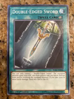 Double-Edged Sword - IGAS-EN068 - Common - 1st Edition Yugioh Card - Image 1