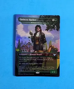 1x Quincey Harker Creature Human Druid Crimson Vow Mtg Card Promo Foil 340 - Image 1