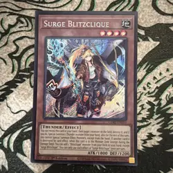 Surge Blitzclique Chaos Origin Secret Rare Yu-Gi-Oh! CORI-EN011 - Image 1