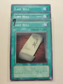 3x Last Will SDY-039 Common Unlimited MP - Image 1