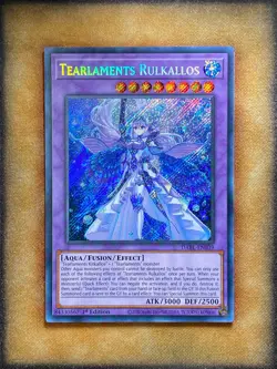 Yugioh Tearlaments Rulkallos DABL-EN039 Secret Rare 1st Ed NM - Image 1