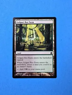 1x Golgari Rot Farm Commander 2011 Mtg Magic Gathering Card Dual Land Mana 275 - Image 1
