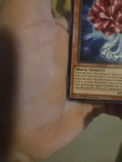Crystal Rose CORE-EN012 Rare Clash of Rebellions Yu-Gi-Oh 1st Edition MP - Image 3