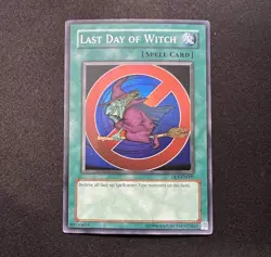 Yu-Gi-Oh Last Day of Witch DL9-EN001 Super Rare 2006 Duelist League Promo VLP x1 - Image 1