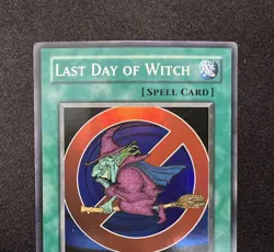 Yu-Gi-Oh Last Day of Witch DL9-EN001 Super Rare 2006 Duelist League Promo VLP x1 - Image 2