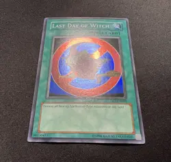 Yu-Gi-Oh Last Day of Witch DL9-EN001 Super Rare 2006 Duelist League Promo VLP x1 - Image 4