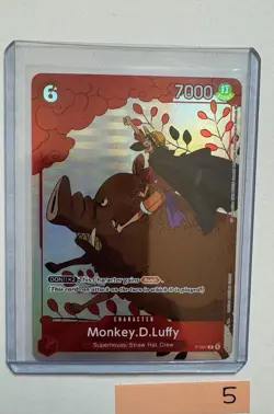 Bandai Monkey D. Luffy P-001 Promo Foil 7000 Power EN Gift Collection 2023 - Image 1