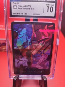 DON!! Card (English Version 2nd Anniversary Set) One Piece Cards Foil CGC10 - Image 4