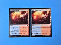 2x Izzet Boilerworks Commander 2015 Mtg Magic Gathering Dual Land Mana Card 290 - Image 1