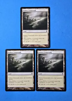 3x Kabira Crossroads Zendikar 2009 Mtg Magic Gathering Card Land Plains 216 - Image 1
