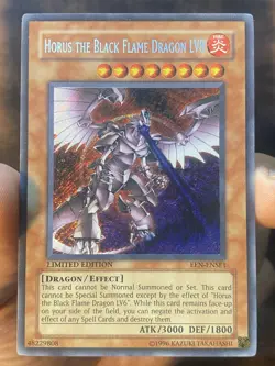 Horus The Black Flame Dragon LV8 EEN-ENSE1 Elemental Energy Limited Edition - Image 1