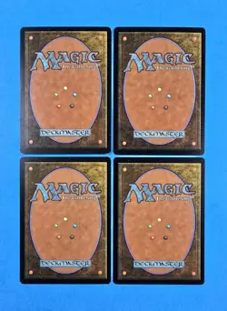 4x Piranha Marsh Zendikar 2009 Mtg Magic Black Swamp Land Mana Card 222 - Image 2