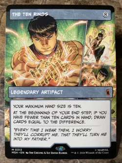 MTG TCG Marvel Super Heroes The Ten Rings Borderless 0313 Regular Mythic - Image 1