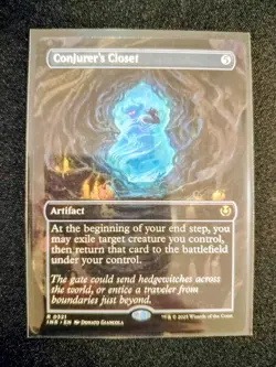 MTG Conjurer's Closet Borderless 0321 Innistrad Remastered NM - Image 1