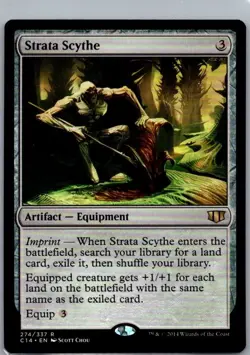 #274 Strata Scythe MTG Commander 2014 Rare - Image 1
