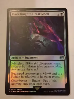 Dark Knight's Greatsword Final Fantasy Foil - Image 1