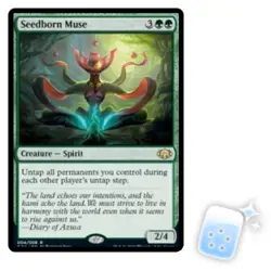 SEEDBORN MUSE Commander Collection: Green Magic MTG MINT CARD - Image 1