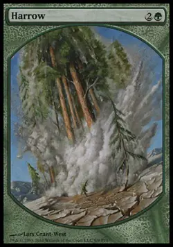 MTG Harrow - Textless Player Rewards, Player Rewards Promos, Moderately Played, - Image 1