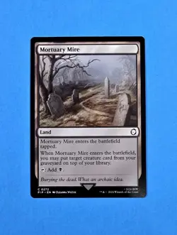 1x Mortuary Mire Universes Beyond Fallout 2024 PIP Mtg Magic Card Land Mana 272 - Image 1