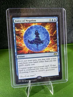 🌊 Force of Negation #052 (NM) – Modern Horizons (MH1) MTG Rare Instant 🔥 - Image 1