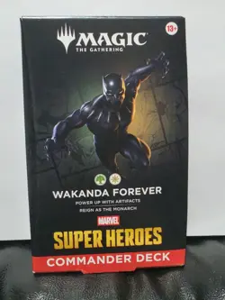 Magic The Gathering Marvel Super Heroes Commander Deck - Wakanda Forever 🔥 NEW! - Image 1