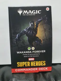 Magic The Gathering Marvel Super Heroes Commander Deck - Wakanda Forever 🔥 NEW! - Image 2