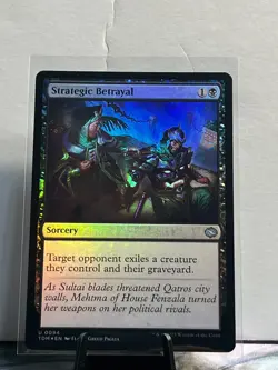Strategic Betrayal Foil (Tarkir: Dragonstorm) MTG near_mint Magic Card - Image 1