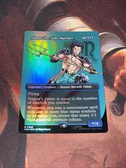 Namor the Sub-Mariner x1 Mtg Marvel Super Heroes Nm Foil Borderless 0362 - Image 1
