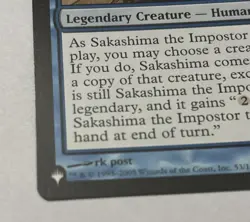 Magic The Gathering Sakashima The Impostor Rare Card NM Condition The List MTG - Image 3
