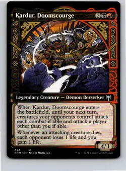 Magic the Gathering Kardur, Doomscourge Showcase Kaldheim MTG Free Shipping! - Image 1