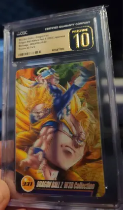 SS3 Son Goku DRAGON BALL MORINAGA 331 CGC 10 Pristine WAFER CARDS - Image 3